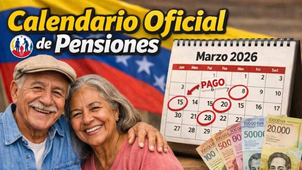 Calendario Oficial de Pensiones IVSS Marzo 2026: Depósitos Adelantados entre 24 y 27 de Febrero